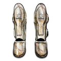 Brown Marble Print Muay Thai Shin Guards