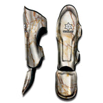 Brown Marble Print Muay Thai Shin Guard