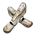 Brown Marble Print Muay Thai Shin Guard