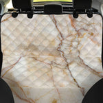 Brown Marble Print Pet Car Back Seat Cover