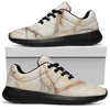 Brown Marble Print Sport Shoes GearFrost