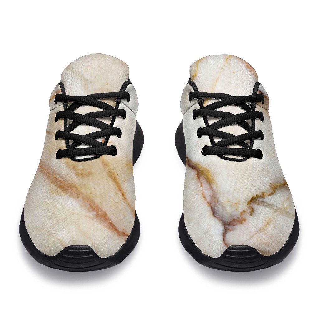 Brown Marble Print Sport Shoes GearFrost