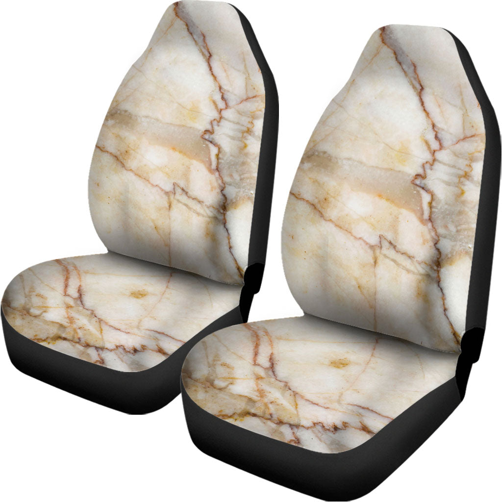 Brown Marble Print Universal Fit Car Seat Covers
