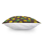 Brown Pineapple Pattern Print Pillow Cover