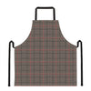 Brown Prince of Wales Check Print Apron