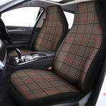Brown Prince of Wales Check Print Universal Fit Car Seat Covers
