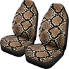 Brown Python Snakeskin Print Universal Fit Car Seat Covers