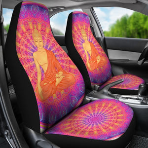 Buddha Mandala Universal Fit Car Seat Covers GearFrost