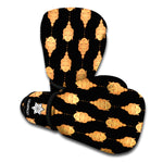 Buddha Pattern Print Boxing Gloves