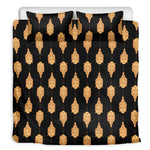 Buddha Pattern Print Duvet Cover Bedding Set