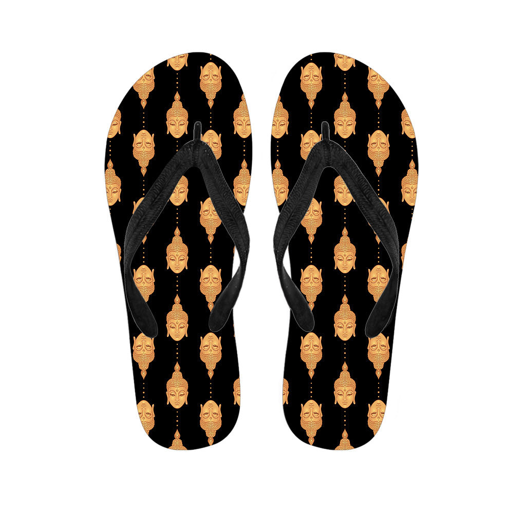 Buddha Pattern Print Flip Flops