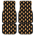 Buddha Pattern Print Front and Back Car Floor Mats