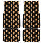 Buddha Pattern Print Front and Back Car Floor Mats