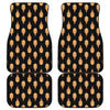 Buddha Pattern Print Front and Back Car Floor Mats