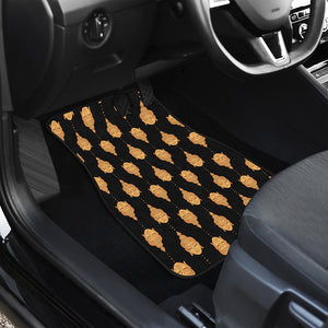 Buddha Pattern Print Front and Back Car Floor Mats