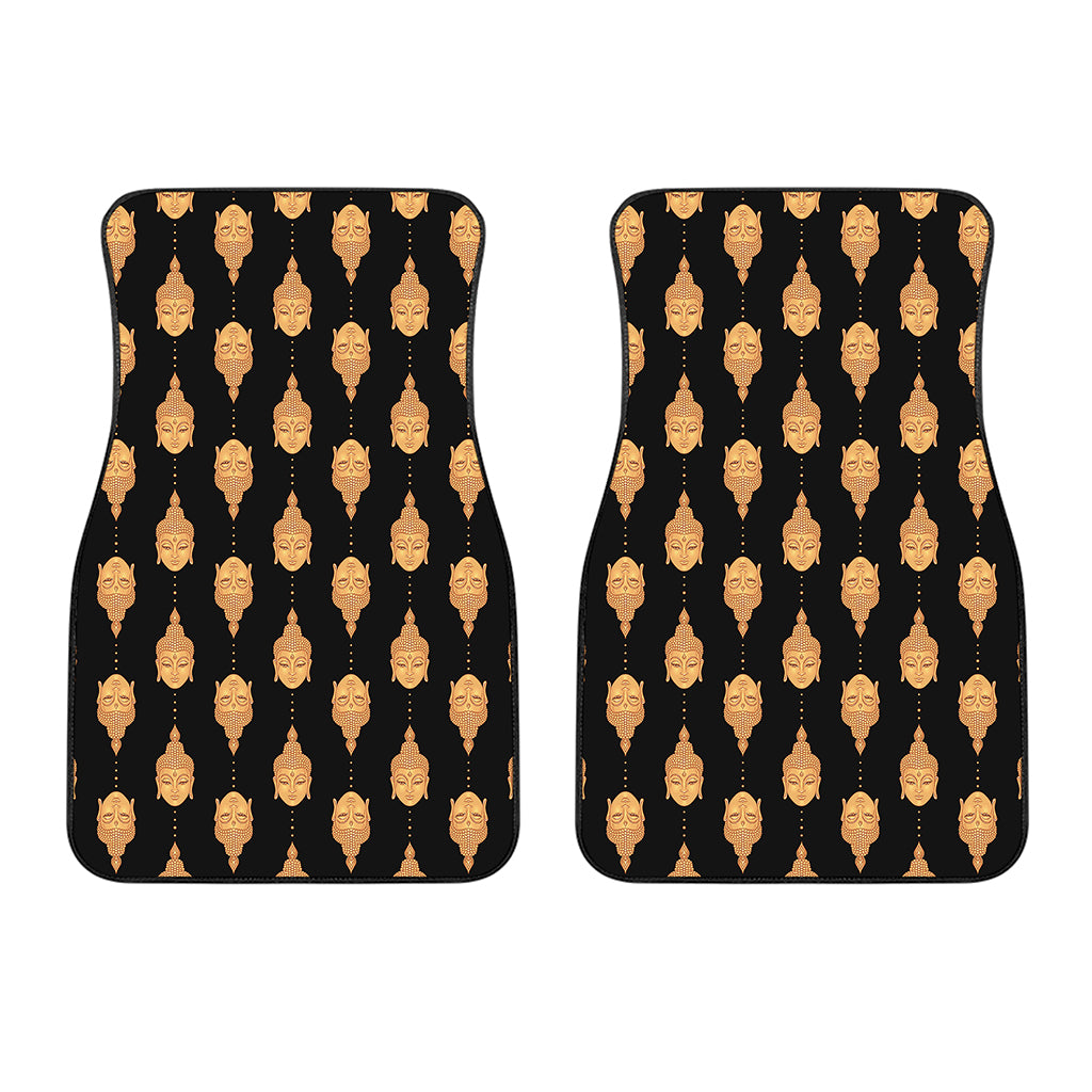 Buddha Pattern Print Front Car Floor Mats