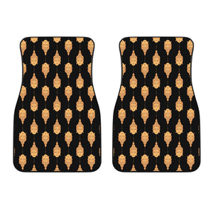 Buddha Pattern Print Front Car Floor Mats