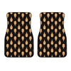 Buddha Pattern Print Front Car Floor Mats