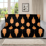 Buddha Pattern Print Futon Protector