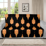 Buddha Pattern Print Futon Protector