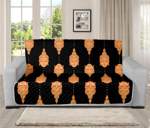 Buddha Pattern Print Futon Protector