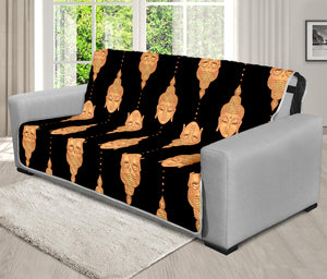 Buddha Pattern Print Futon Protector