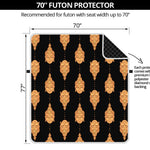 Buddha Pattern Print Futon Protector