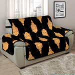 Buddha Pattern Print Half Sofa Protector