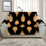 Buddha Pattern Print Half Sofa Protector