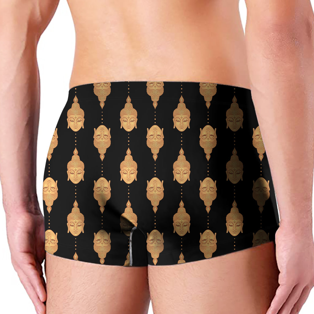 Buddha Pattern Print Men's Boxer Briefs