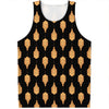 Buddha Pattern Print Men's Tank Top