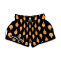 Buddha Pattern Print Muay Thai Boxing Shorts