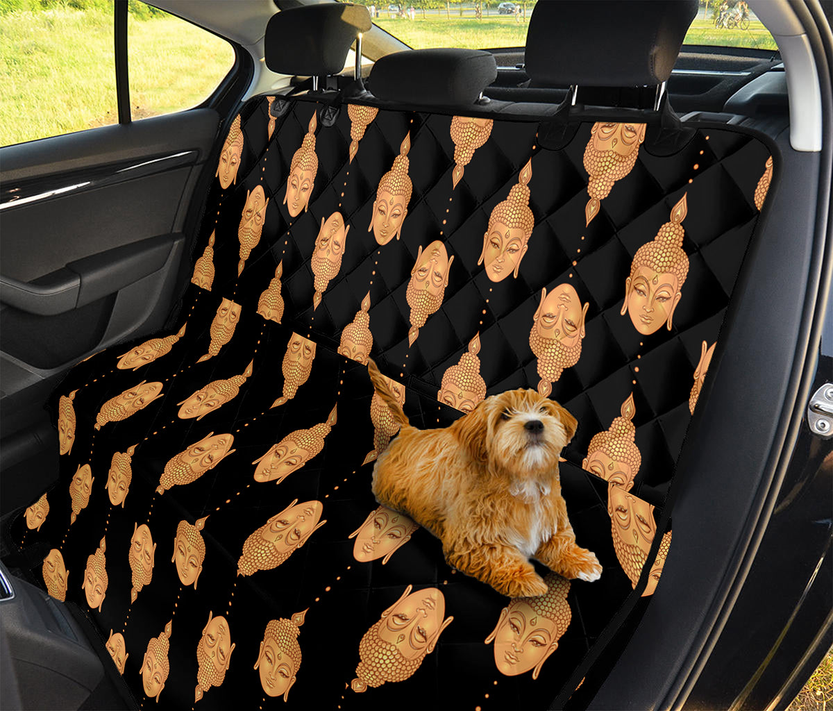 Buddha Pattern Print Pet Car Back Seat Cover