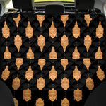 Buddha Pattern Print Pet Car Back Seat Cover