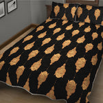 Buddha Pattern Print Quilt Bed Set