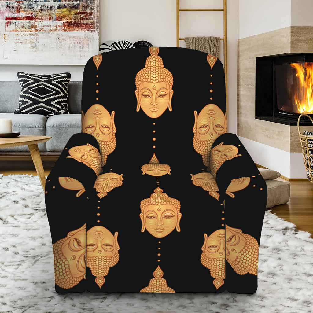 Buddha Pattern Print Recliner Slipcover