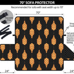 Buddha Pattern Print Sofa Protector