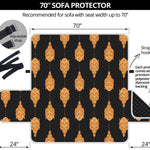 Buddha Pattern Print Sofa Protector