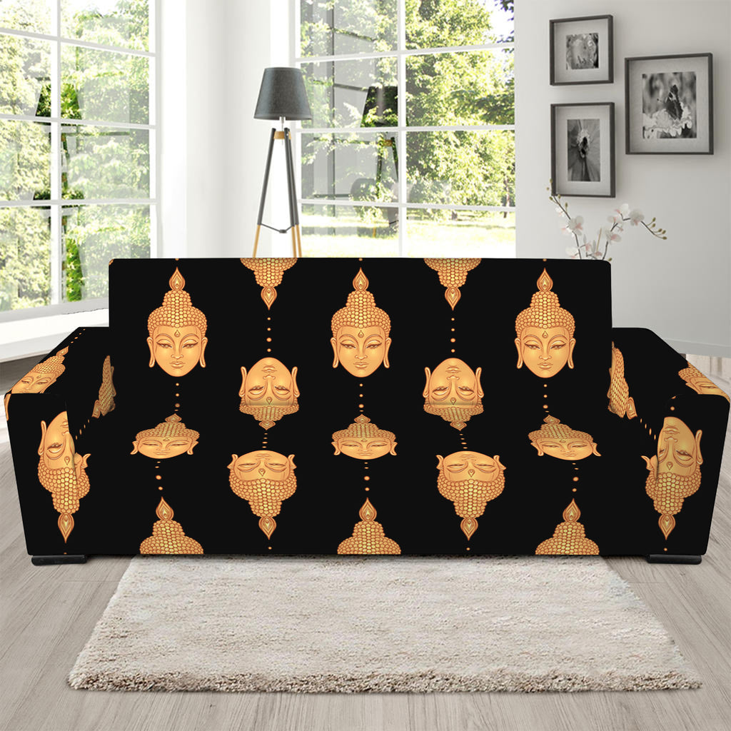 Buddha Pattern Print Sofa Slipcover