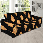 Buddha Pattern Print Sofa Slipcover