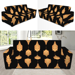 Buddha Pattern Print Sofa Slipcover