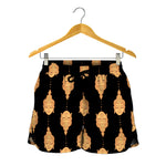 Buddha Pattern Print Women's Shorts