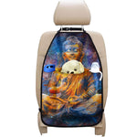 Buddha Statue Mandala Print Car Seat Organizers