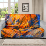 Buddha Statue Mandala Print Futon Protector