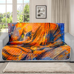 Buddha Statue Mandala Print Futon Protector