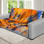 Buddha Statue Mandala Print Futon Protector