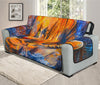 Buddha Statue Mandala Print Oversized Sofa Protector