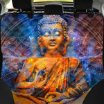 Buddha Statue Mandala Print Pet Car Back Seat Cover