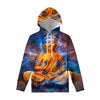 Buddha Statue Mandala Print Pullover Hoodie