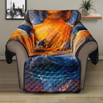 Buddha Statue Mandala Print Recliner Protector